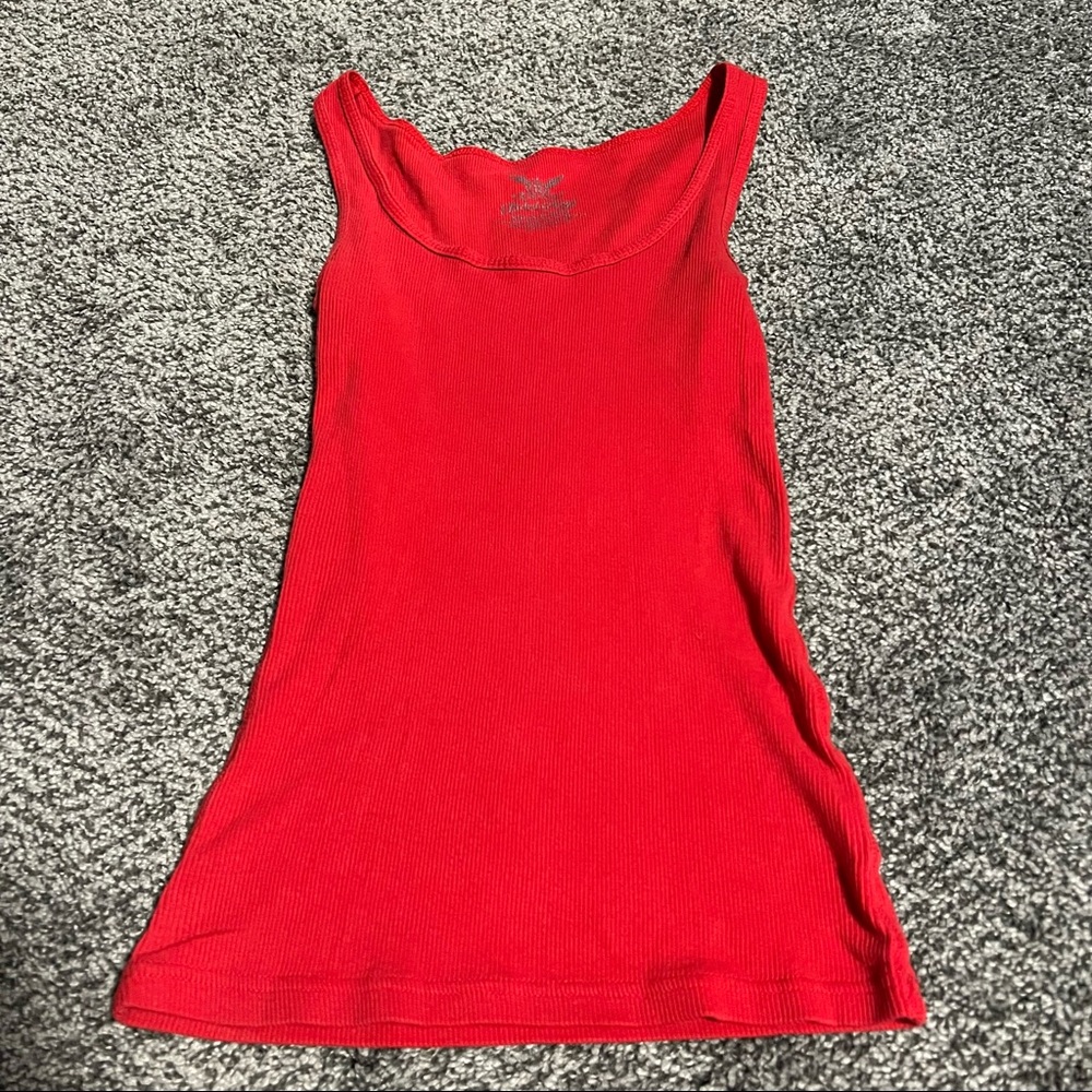 Jacked Glory sleeveless red top xs